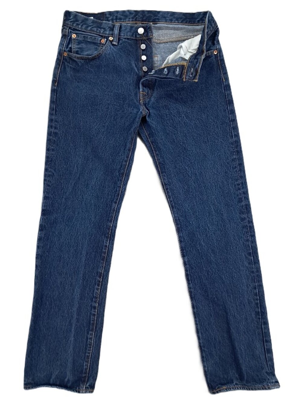Levis 501 XX Jean Men 32x31, Tag 32x32 Blue Denim Button Fly Relaxed Straight